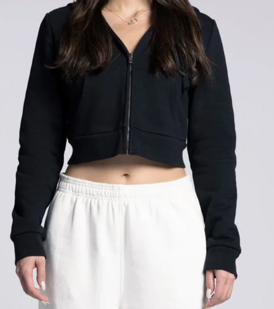 I'm a star cropped zip up