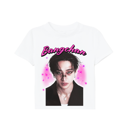 stray kids airbrush portrait tee