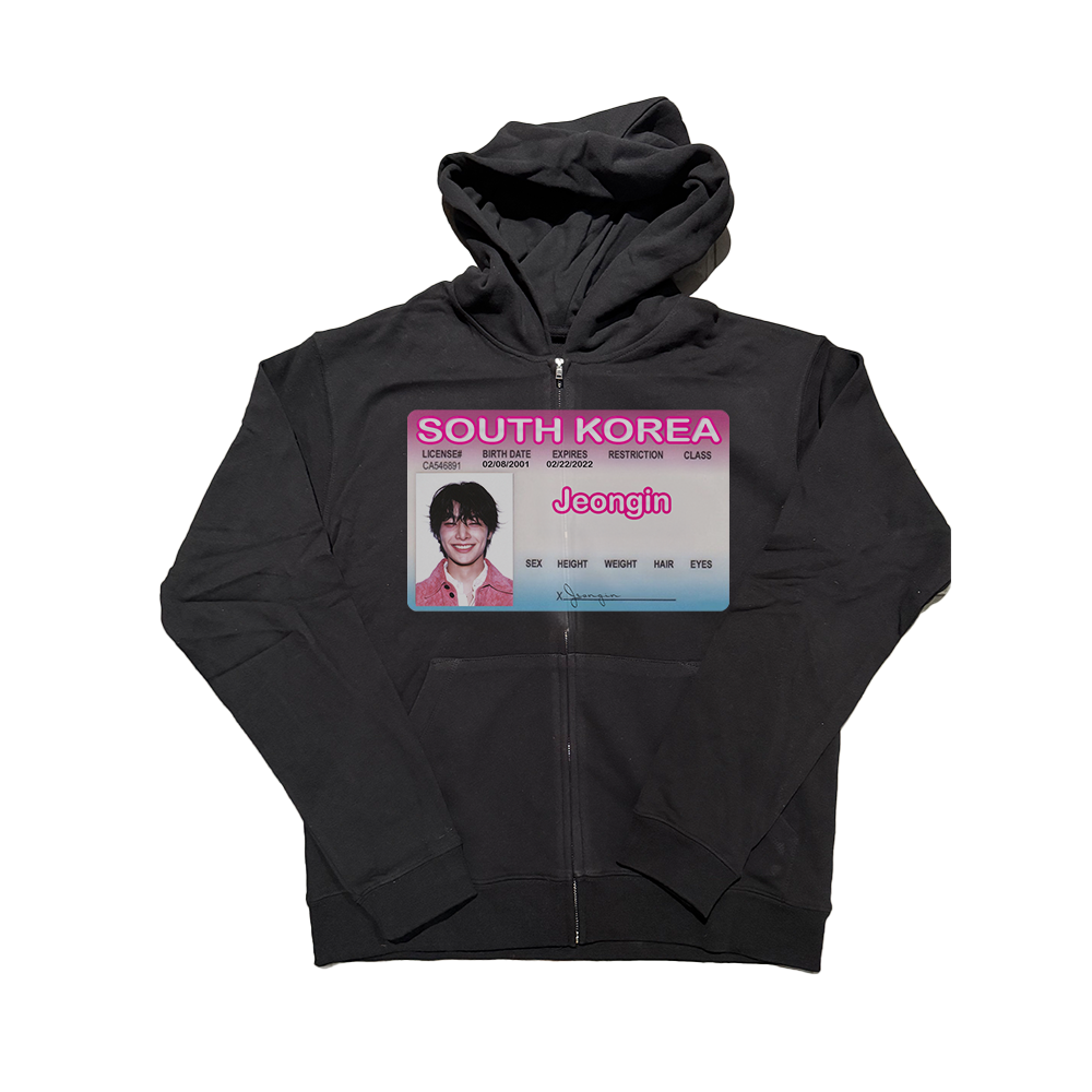 stray kids y2k ID zip up