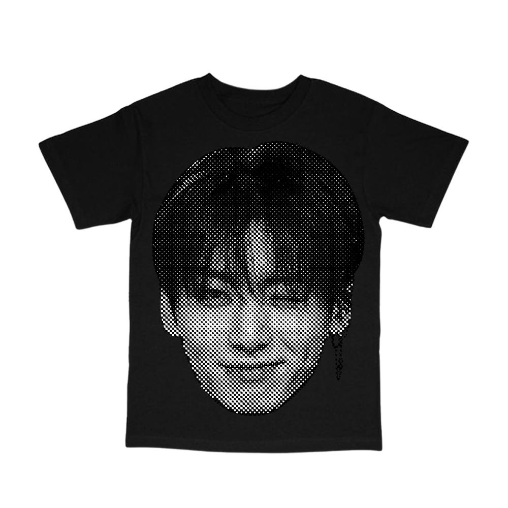 bts big head tee in black