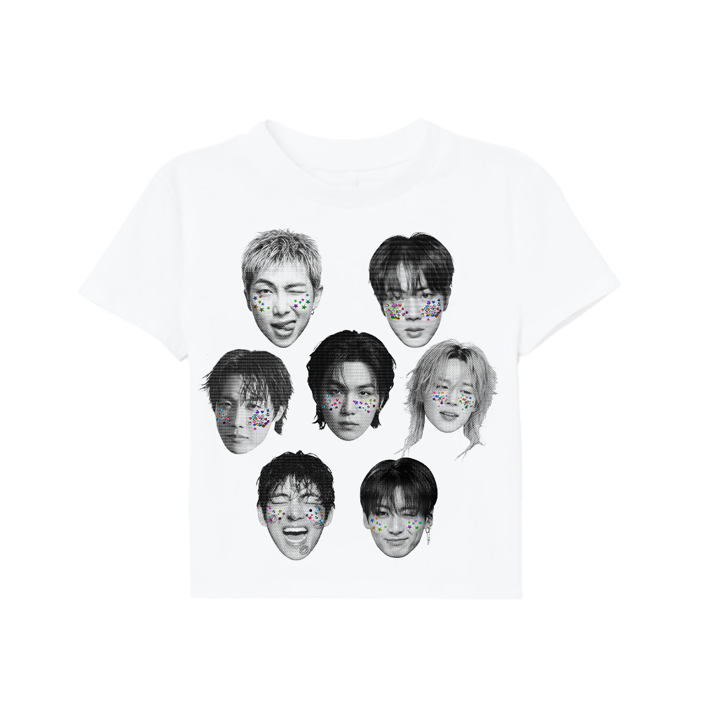 bts big head ot7 (gems version) tee