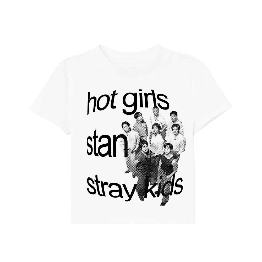 hot girls stan stray kids tee