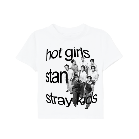 hot girls stan stray kids tee