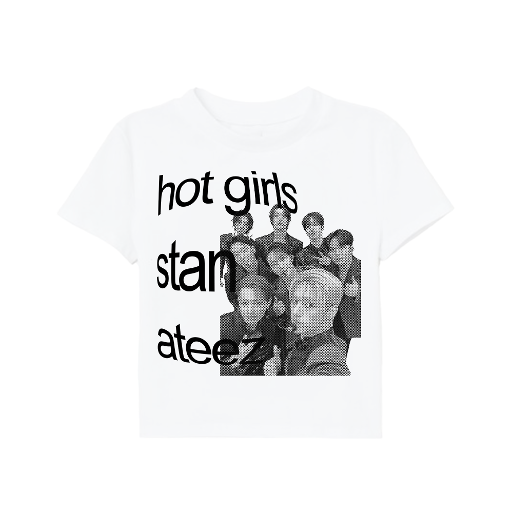 hot girls stan ateez tee
