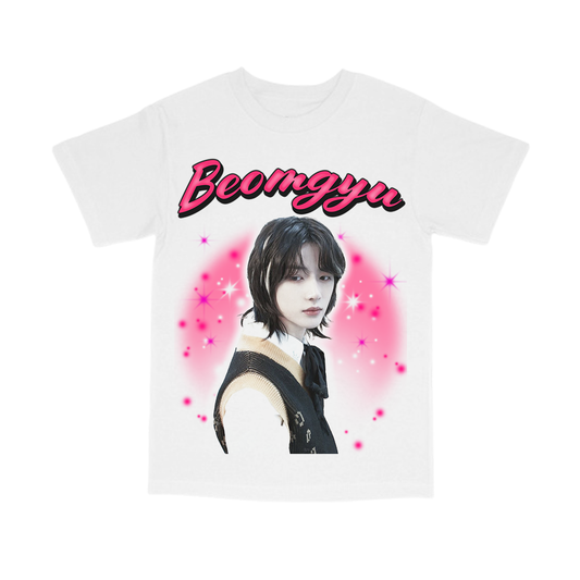 txt airbrush portrait tee