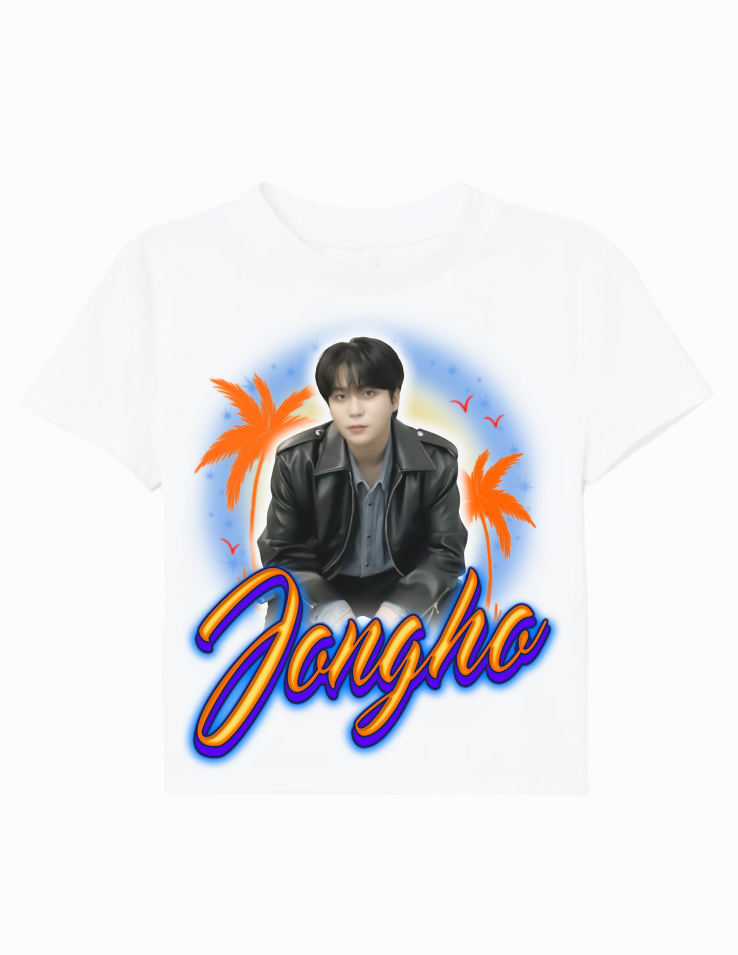 ateez airbrush ver 2 tee