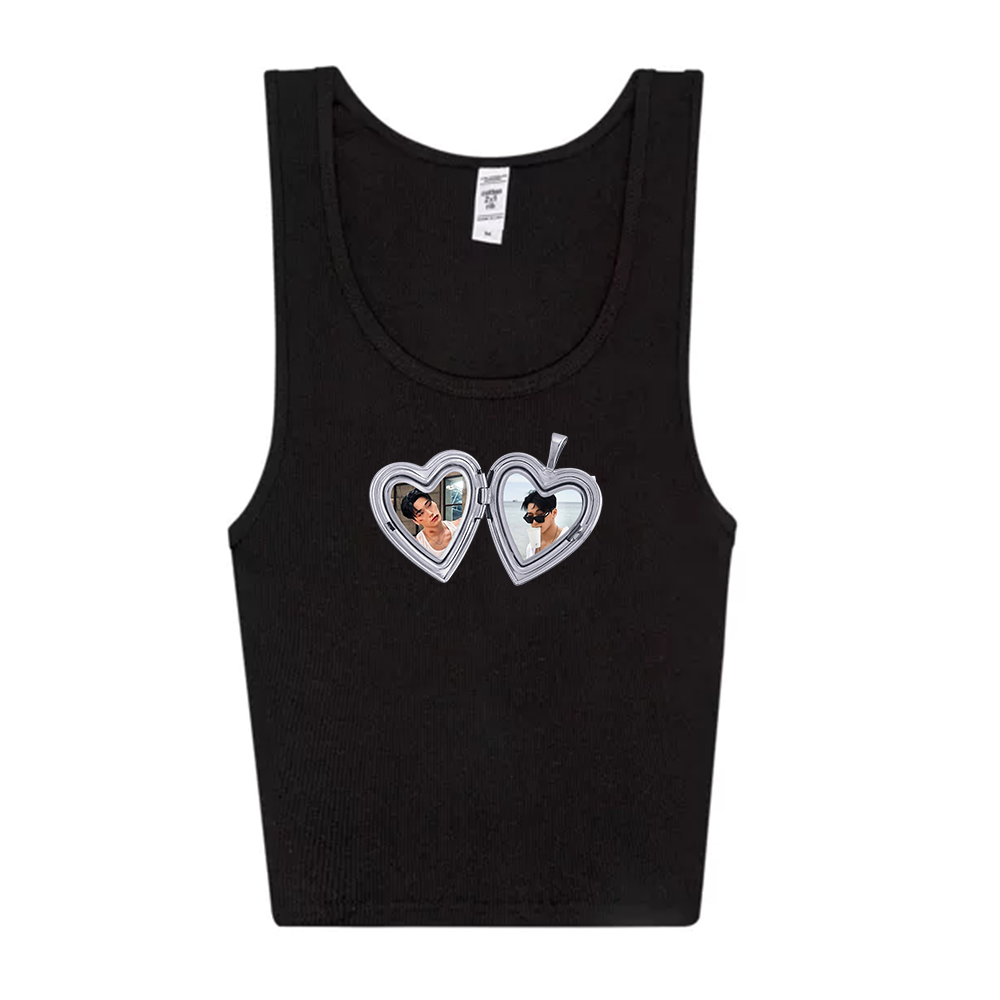 San Locket Cropped Tank