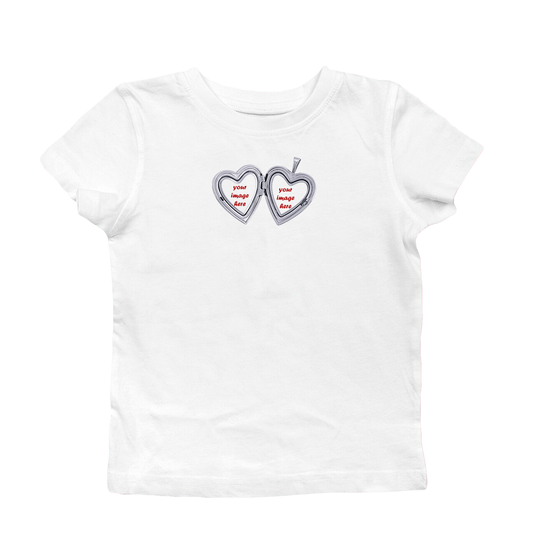 Locket Custom Plus Size Baby Tee