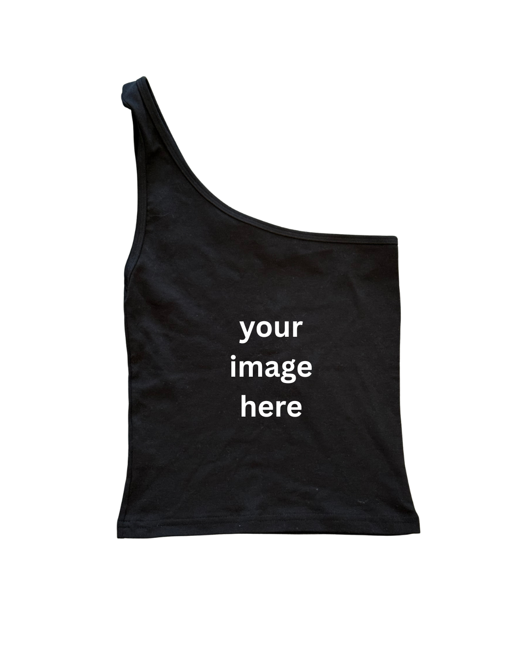 CUSTOM one shoulder top