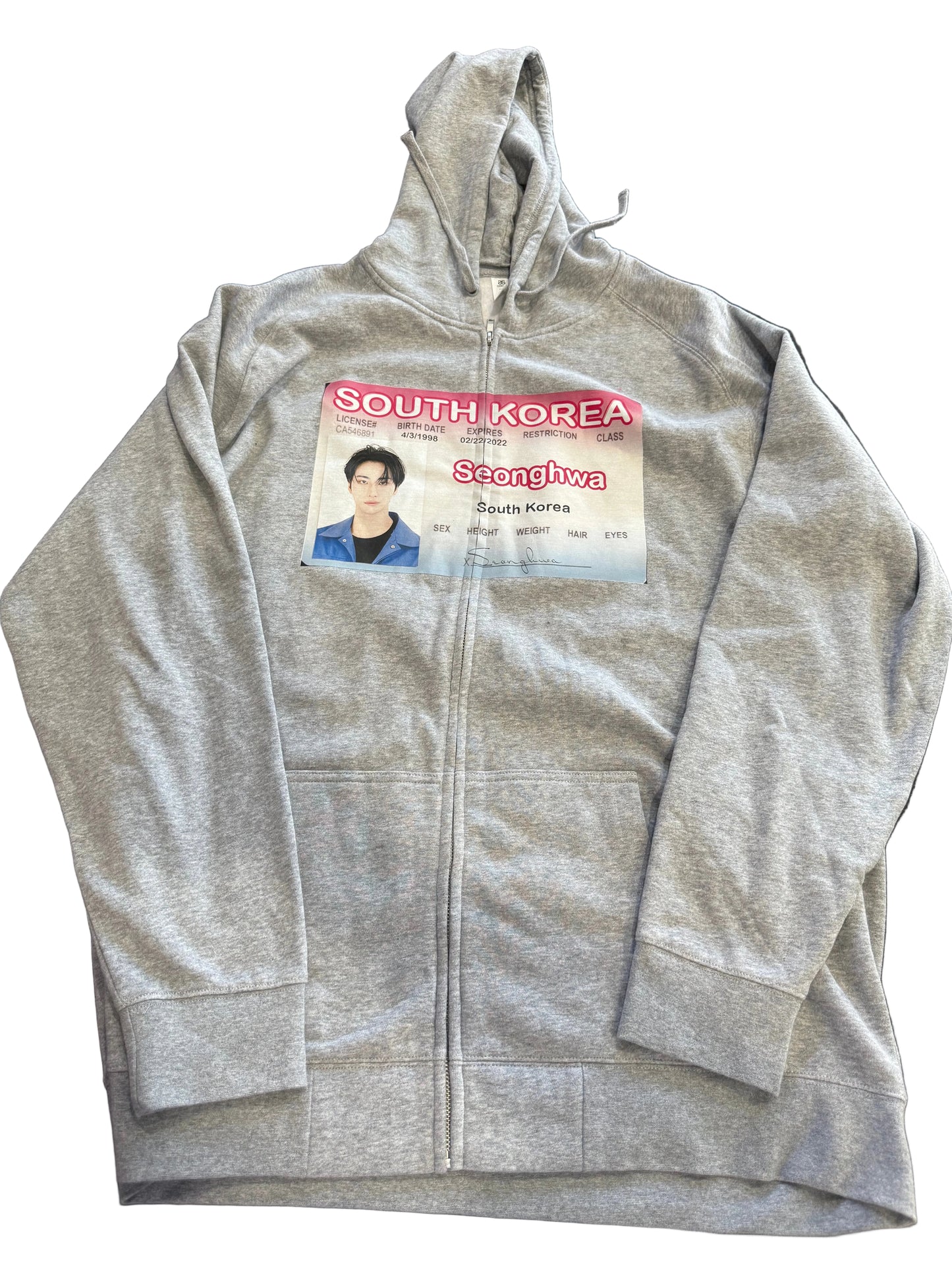 seonghwa ID zip up (misprint)