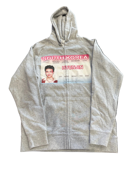 hyunjin ID zip up