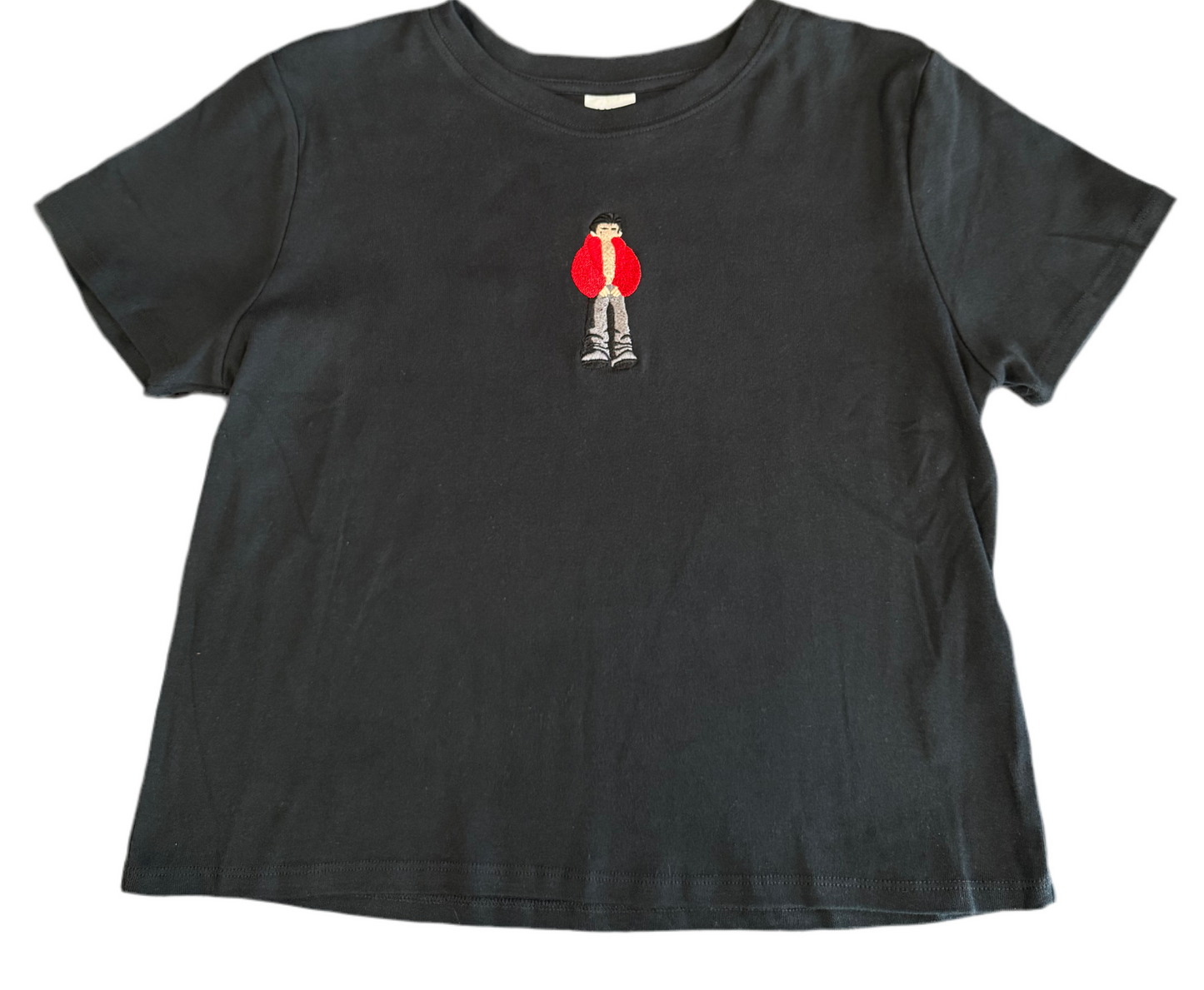 yj embroidered baby tee