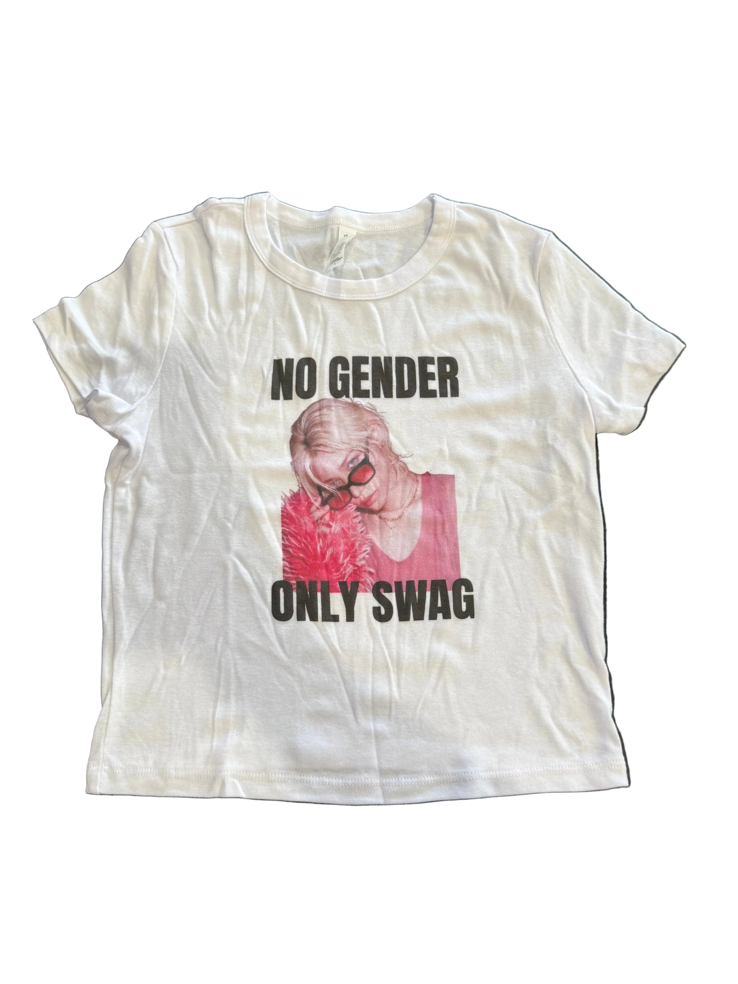 no gender only swag baby tee