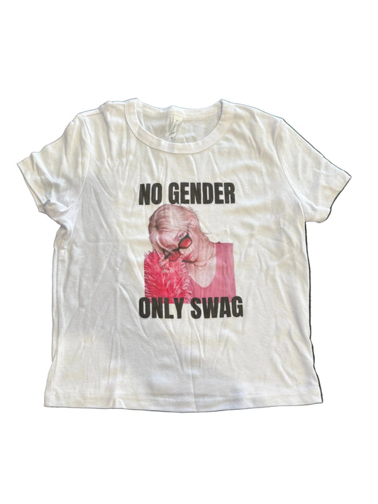 no gender only swag baby tee