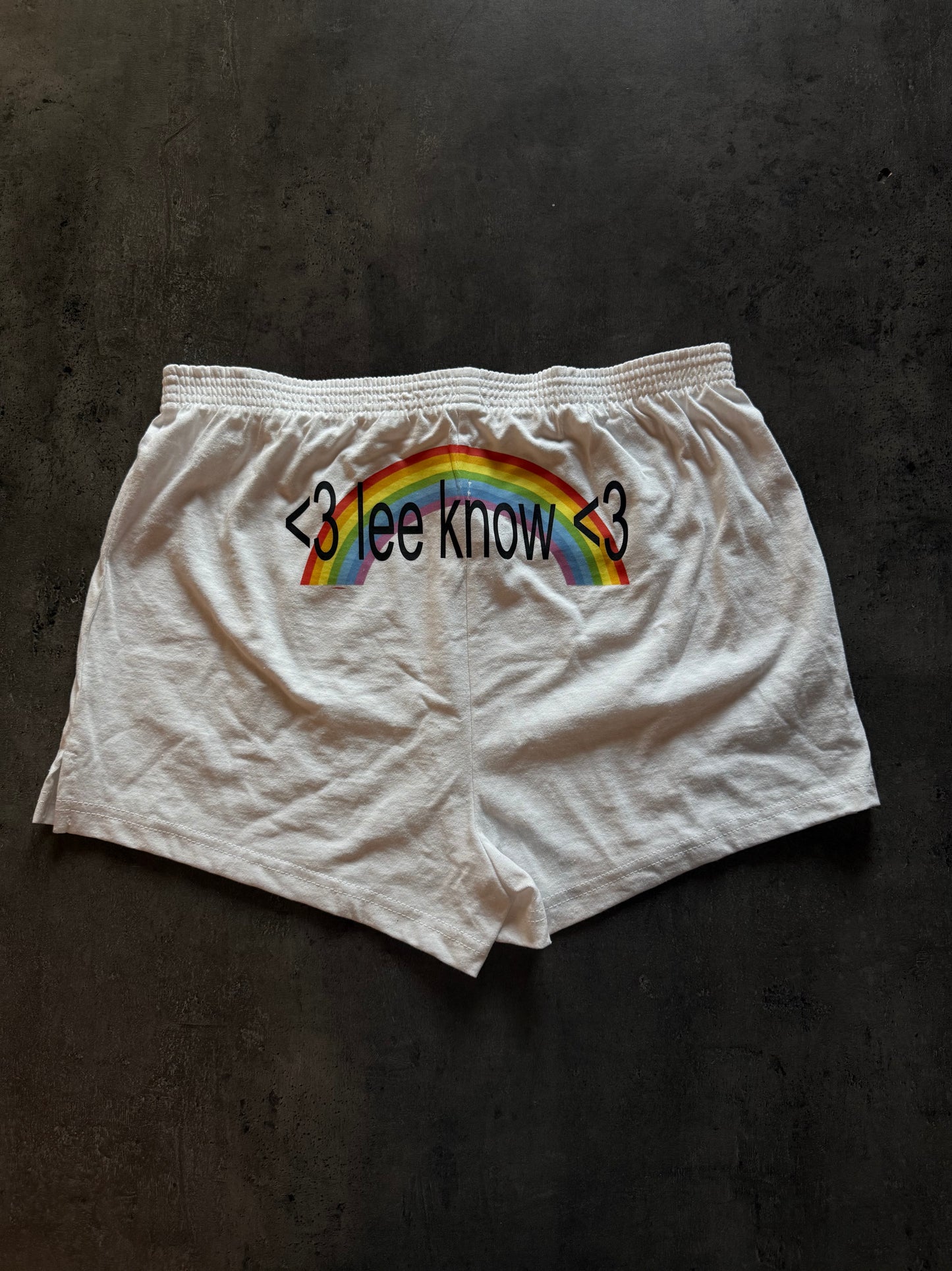 Lee know shorts (misprint)