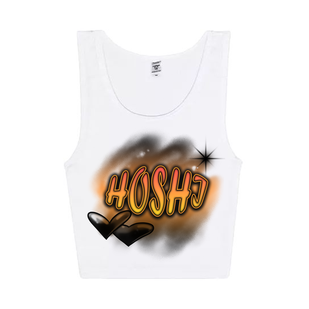 Hoshi Airbrush Cropped Tank