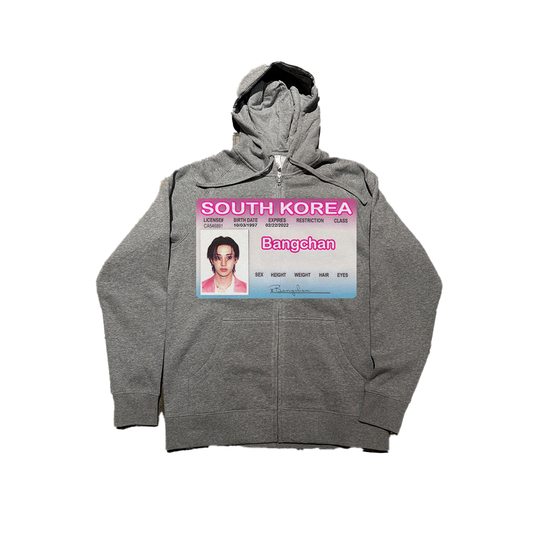 stray kids y2k ID zip up