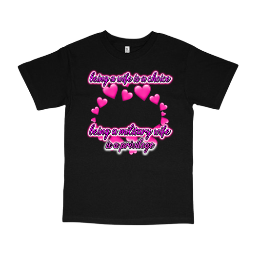 Military Wife Custom Shirt