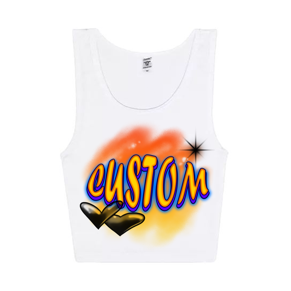 Custom Airbrush Cropped Tank