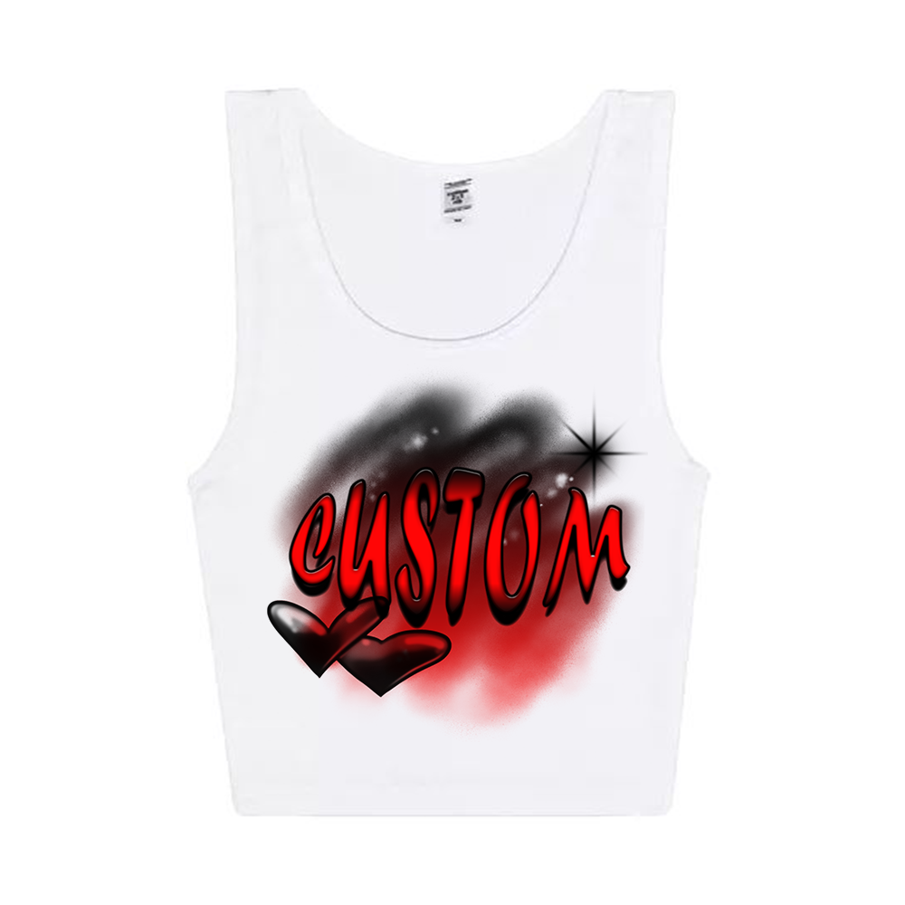 Custom Airbrush Cropped Tank