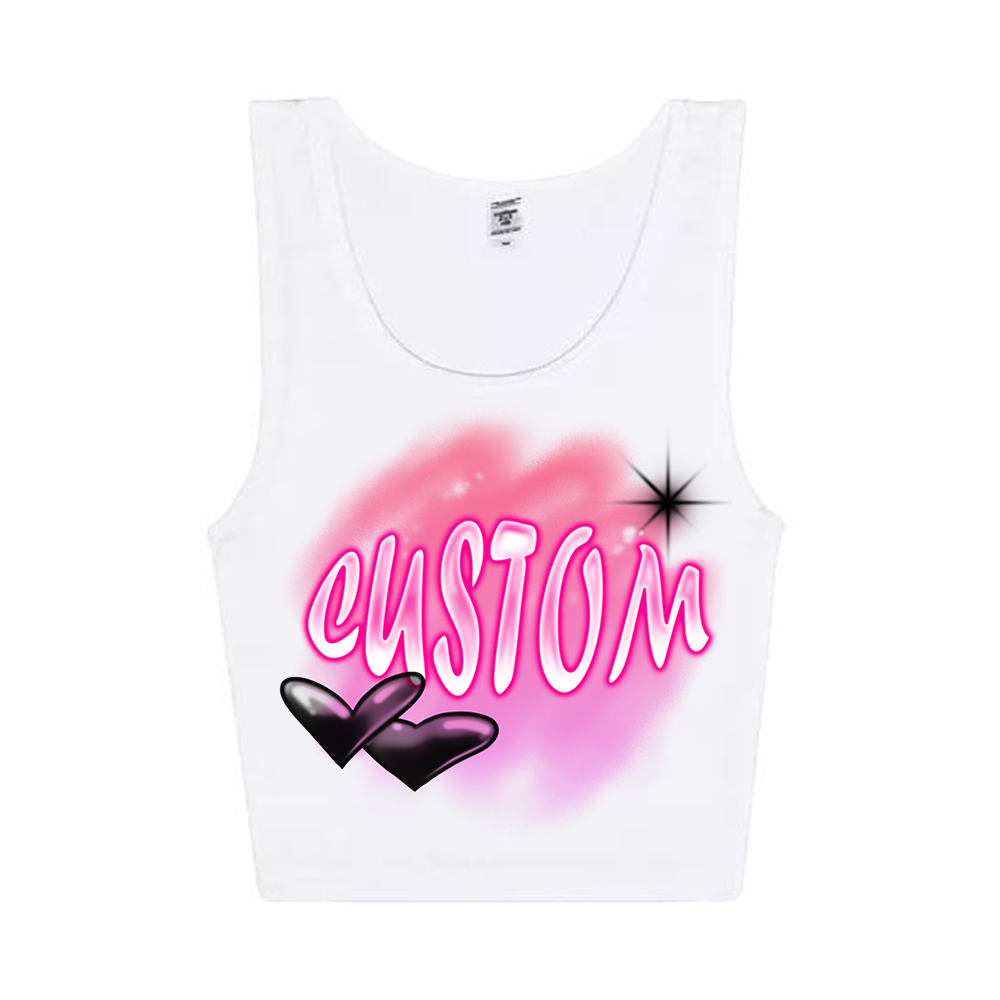 Custom Airbrush Cropped Tank