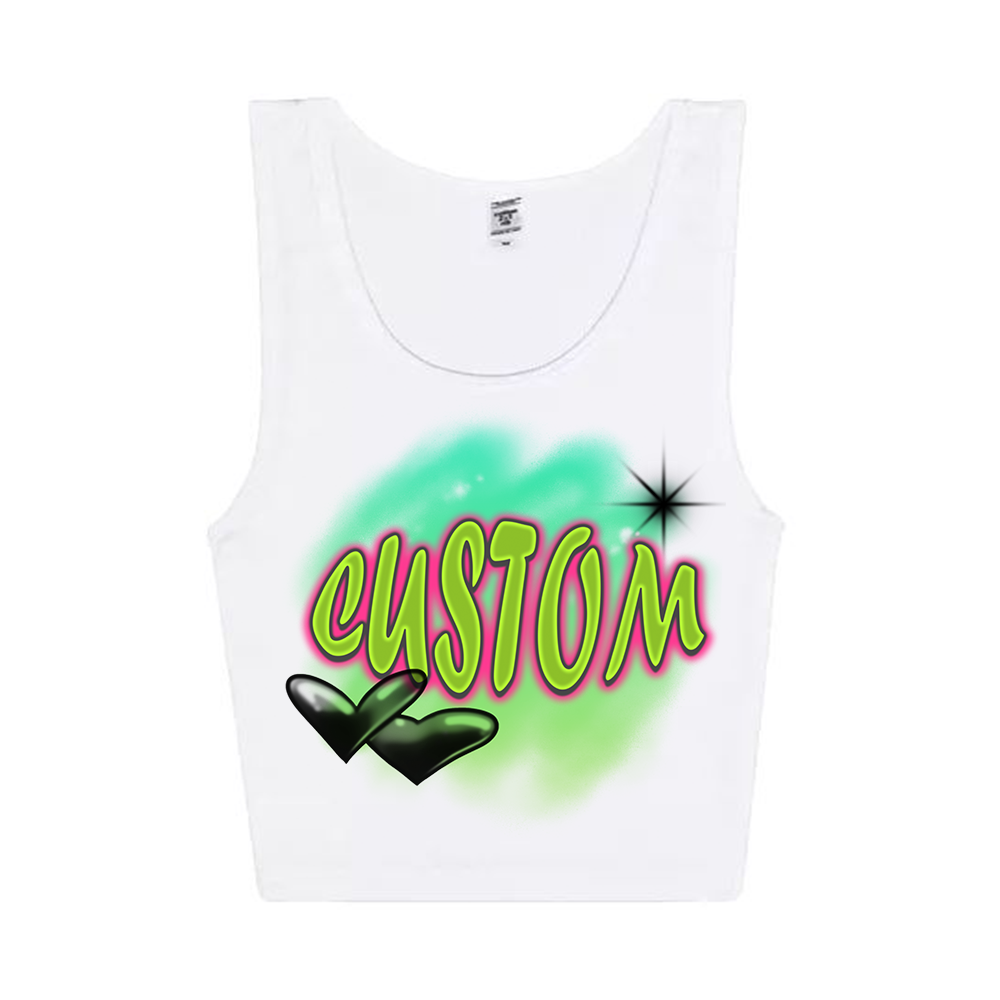 Custom Airbrush Cropped Tank