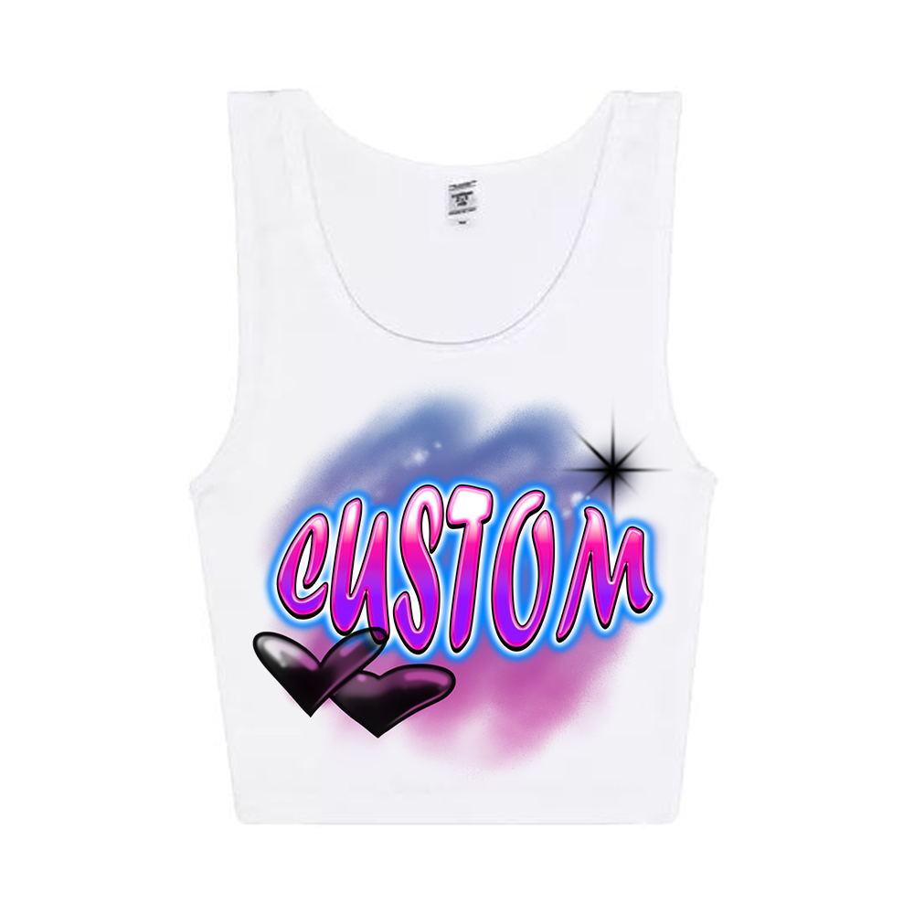 Custom Airbrush Cropped Tank