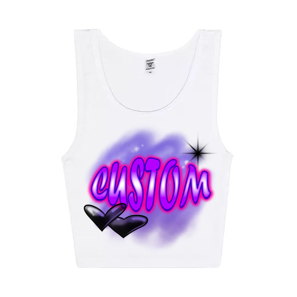 Custom Airbrush Cropped Tank