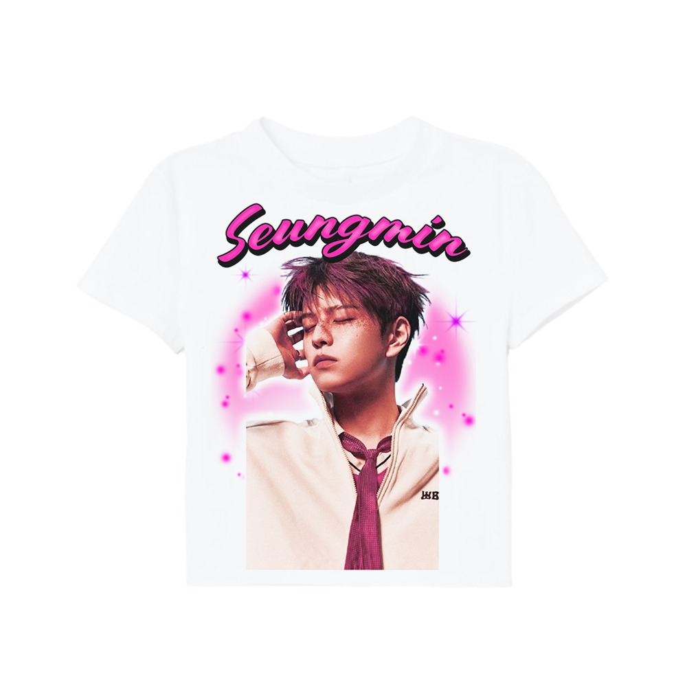 stray kids airbrush portrait tee