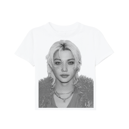 stray kids facecard tee