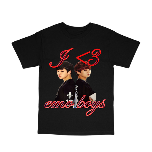 I love emo boys tee