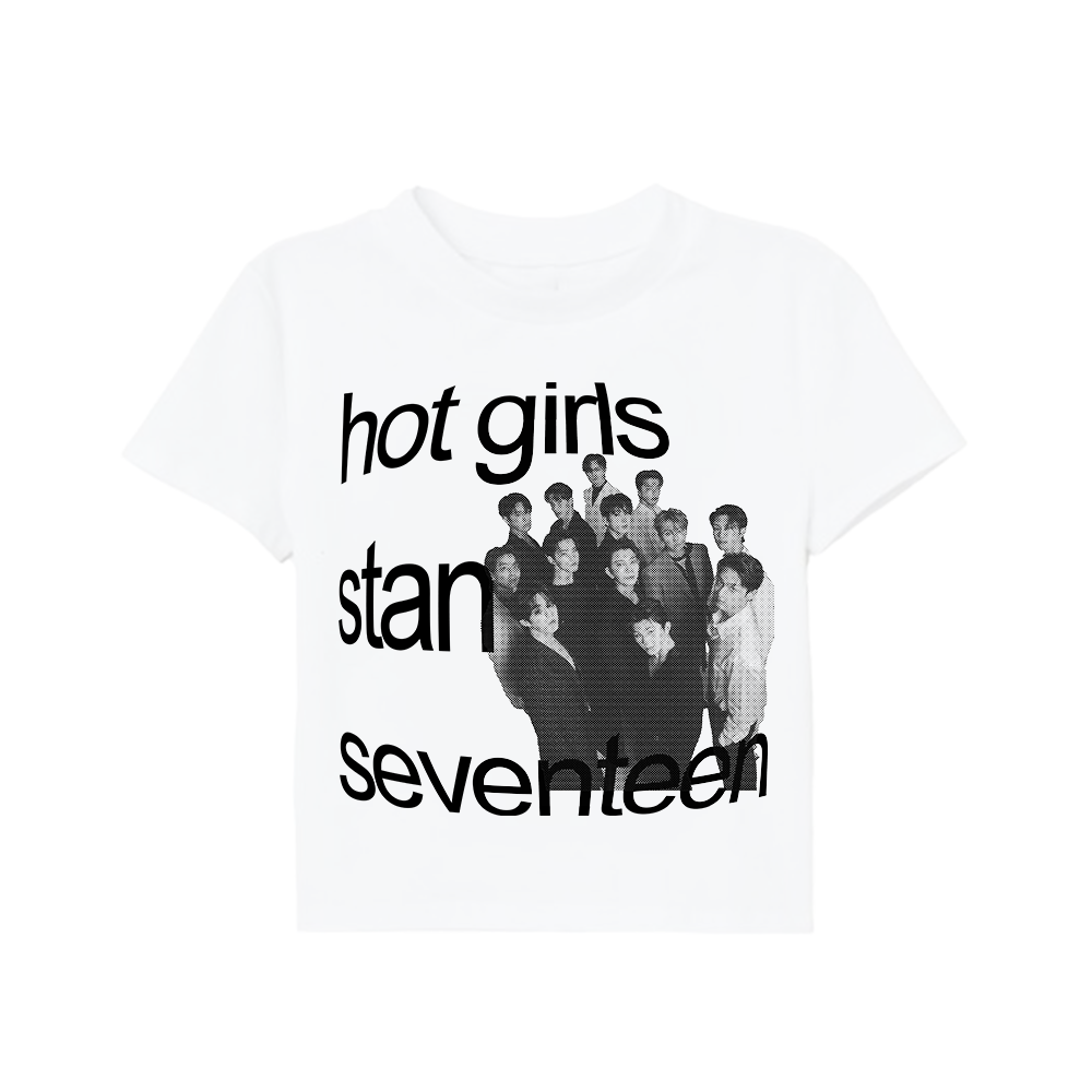hot girls stan seventeen tee