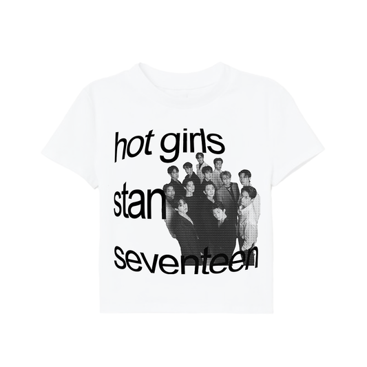hot girls stan seventeen tee