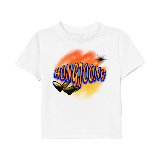 Hongjoong Airbrush Baby Tee