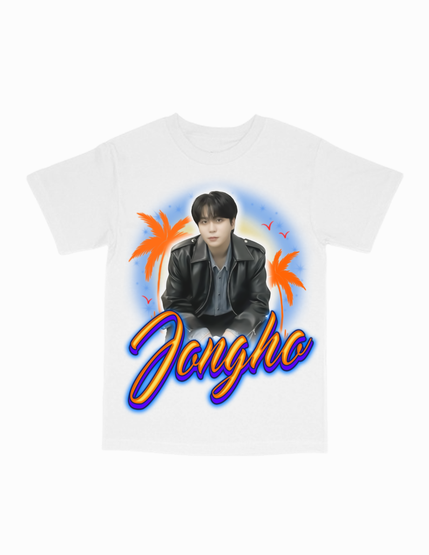 ateez airbrush ver 2 tee