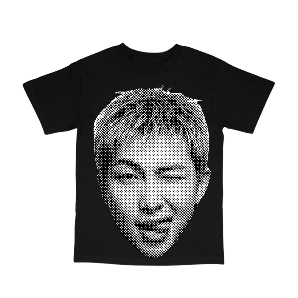 bts big head tee in black