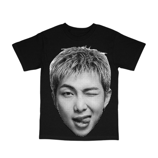bts big head tee in black