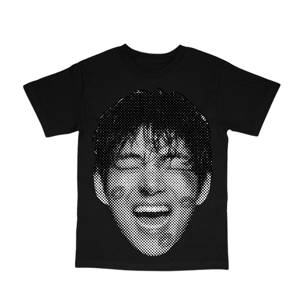 bts big head tee in black