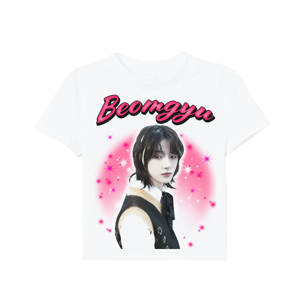 txt airbrush portrait tee