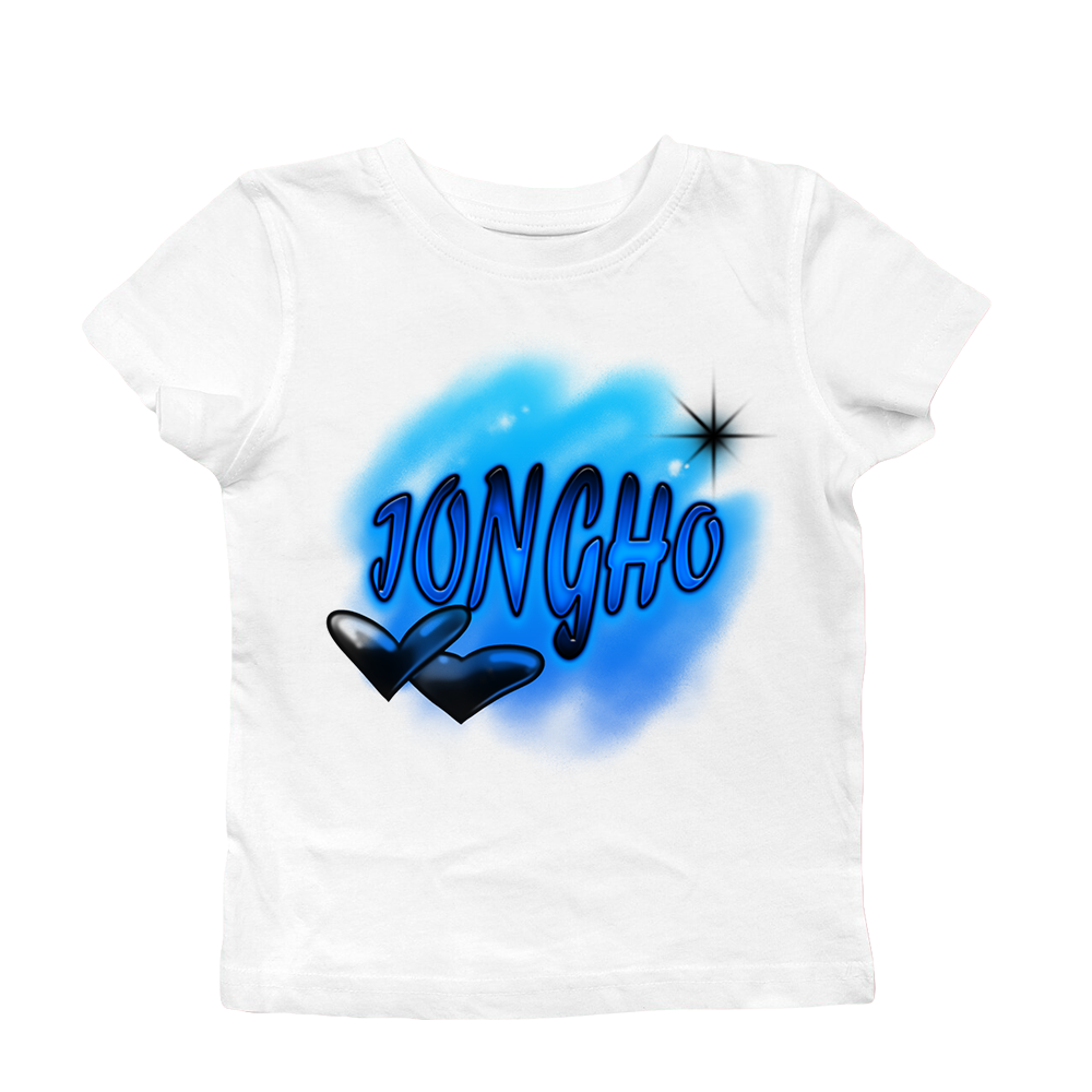 Jongho Airbrush Plus Size Baby Tee