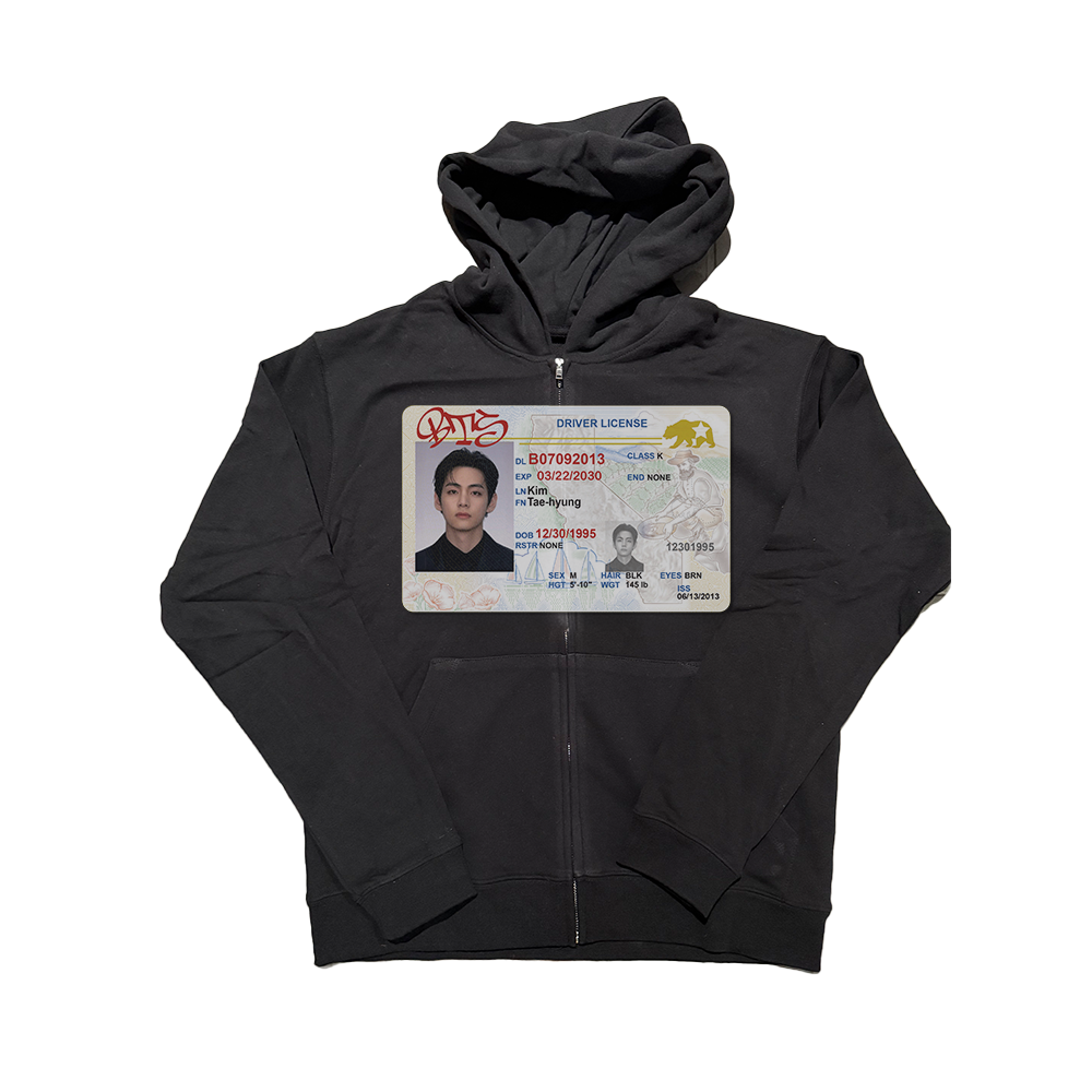 bts license zip up