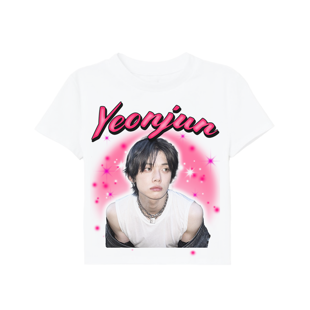txt airbrush portrait tee