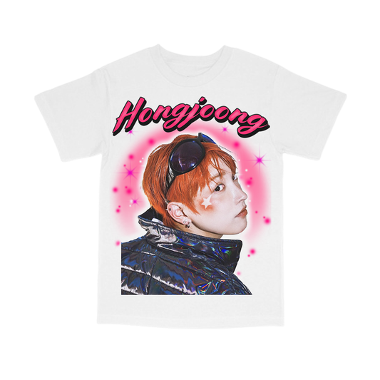 ateez airbrush portrait tee