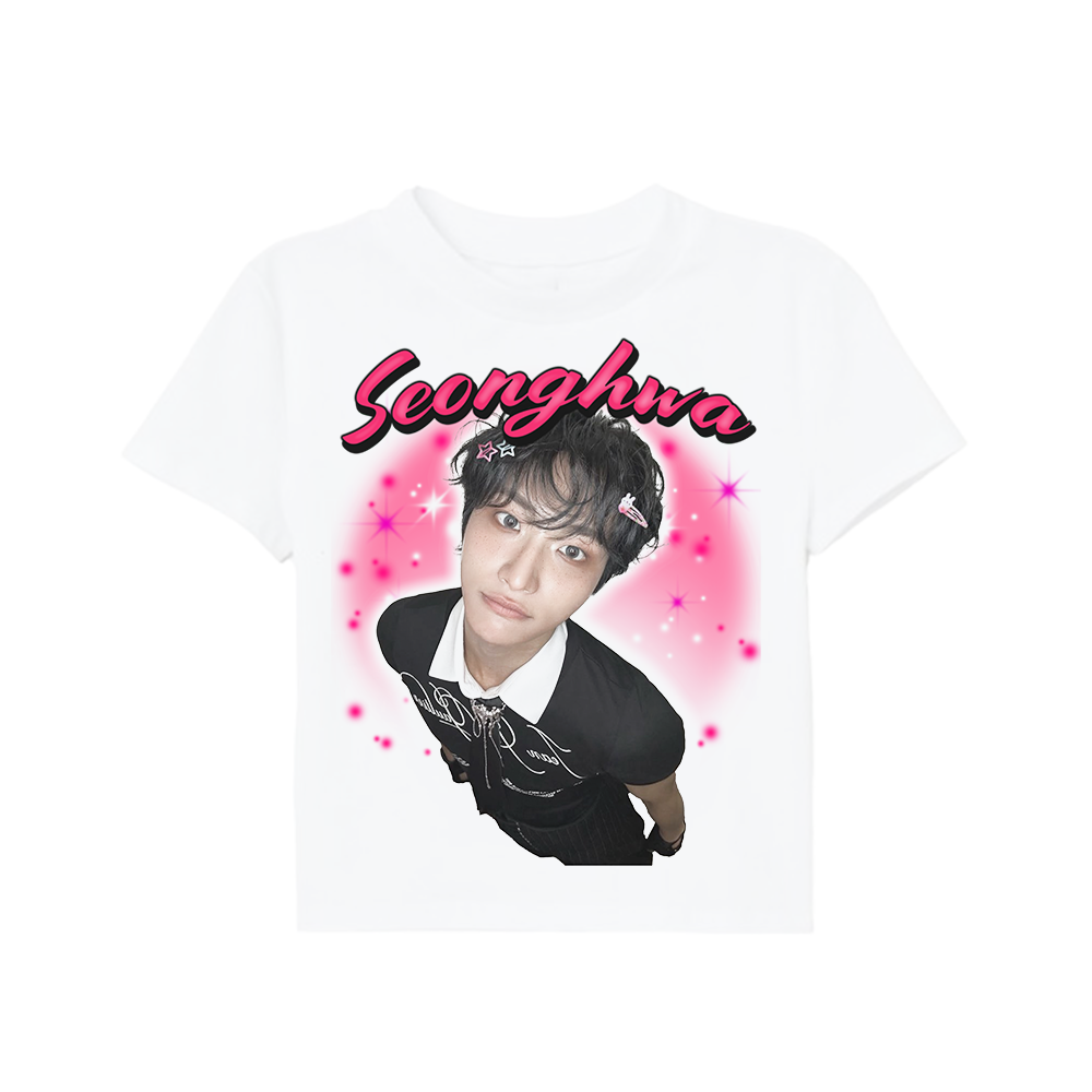 seonghwa airbrush portrait tee