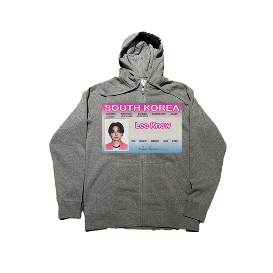 stray kids y2k ID zip up