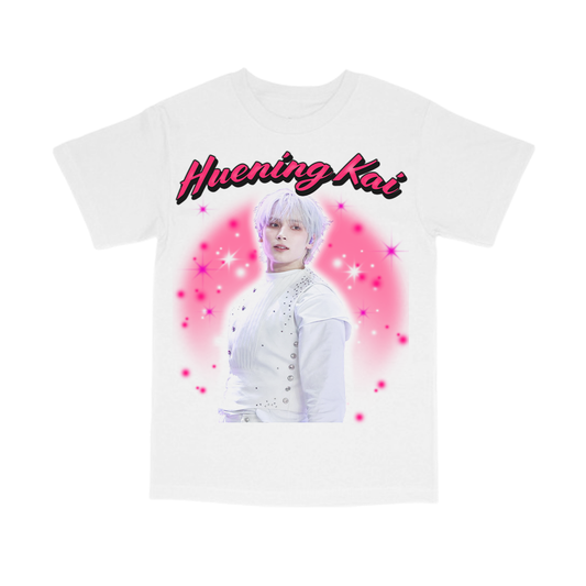 txt airbrush portrait tee