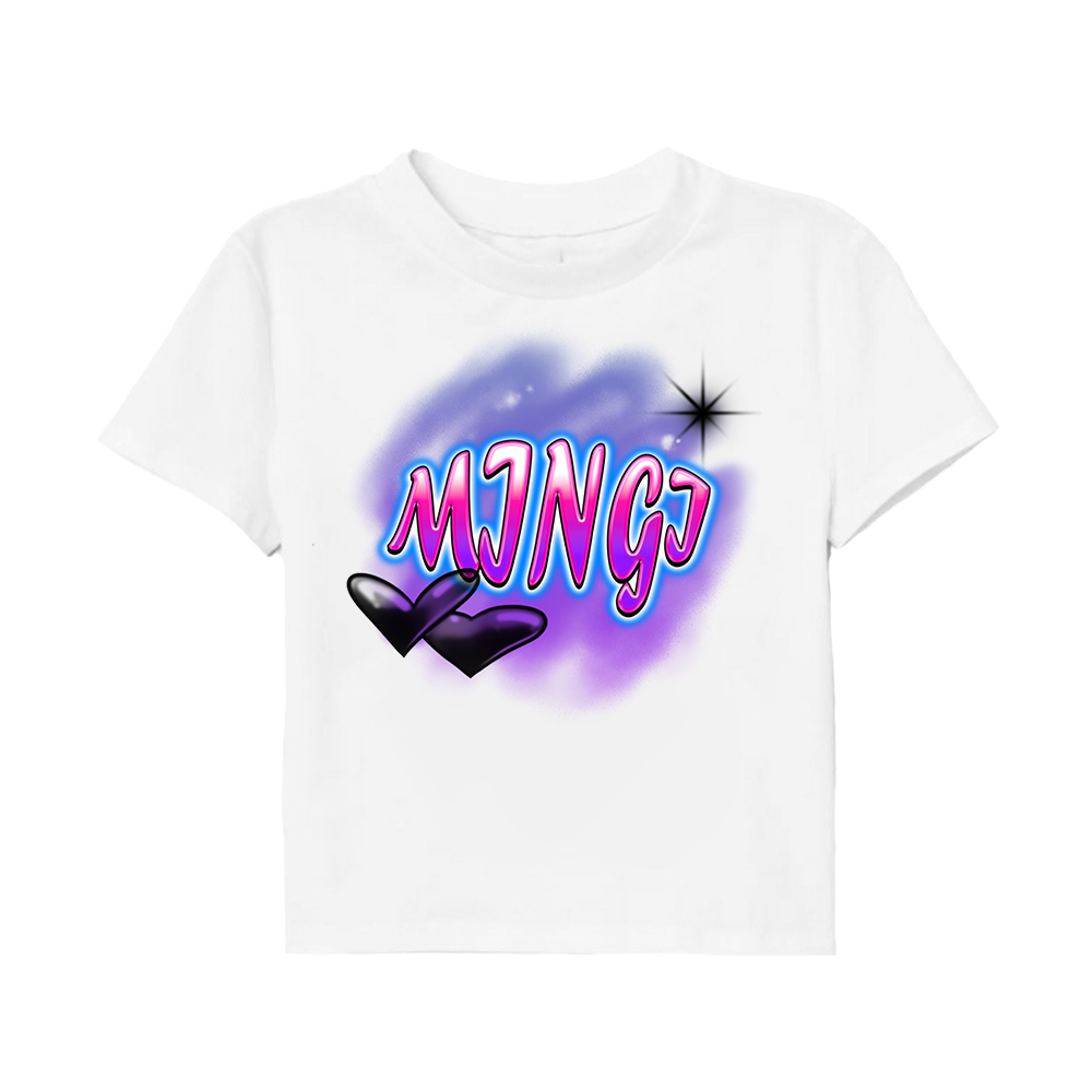 Mingi Airbrush Baby Tee