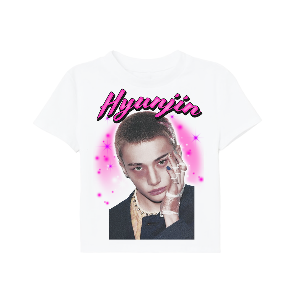 stray kids airbrush portrait tee