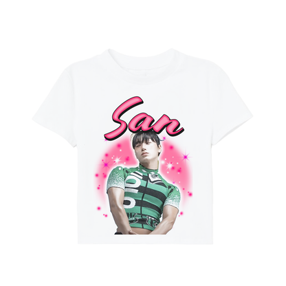 ateez airbrush portrait tee