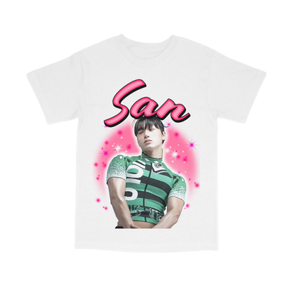 ateez airbrush portrait tee